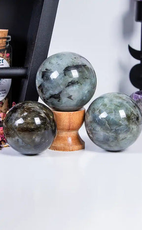 Labradorite Spheres-Crystals-Tragic Beautiful