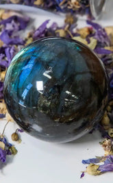 Labradorite Spheres-Crystals-Tragic Beautiful