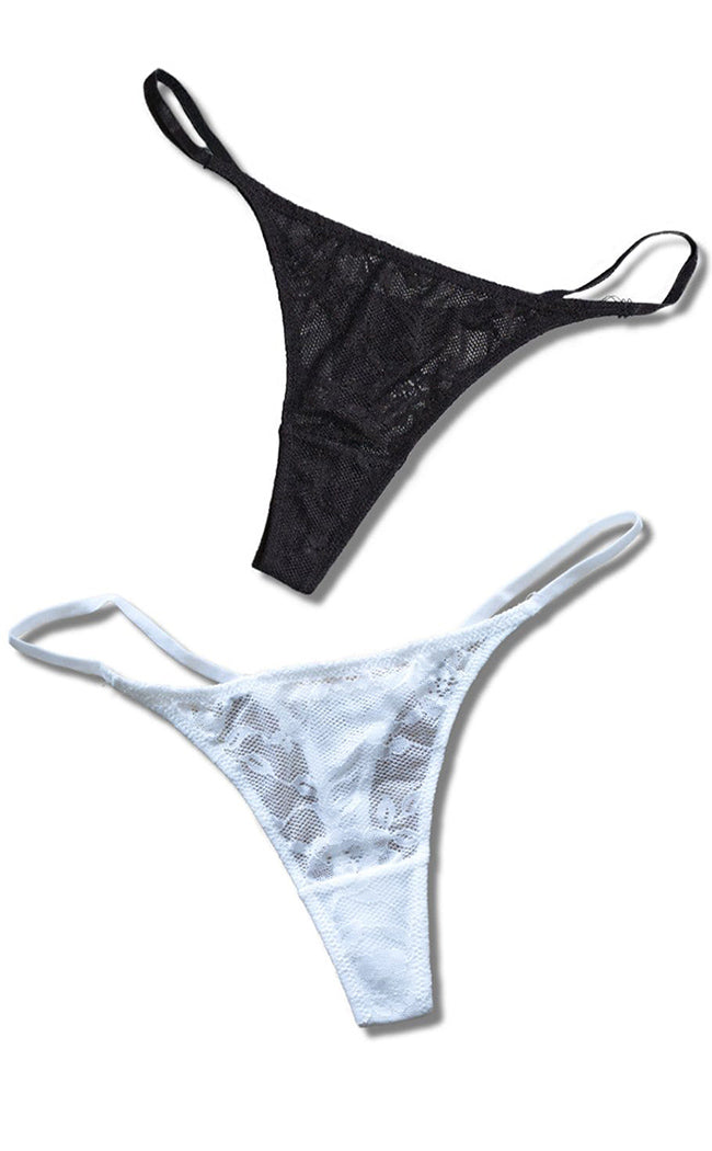 Lace G-String Twin Pack-True North Collective-Tragic Beautiful