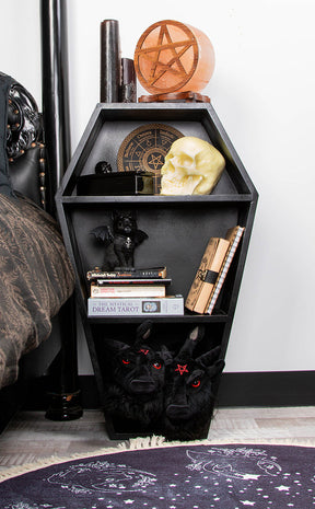 Large Curiosity Cabinet Coffin Book Shelf-The Haunted Mansion-Tragic Beautiful