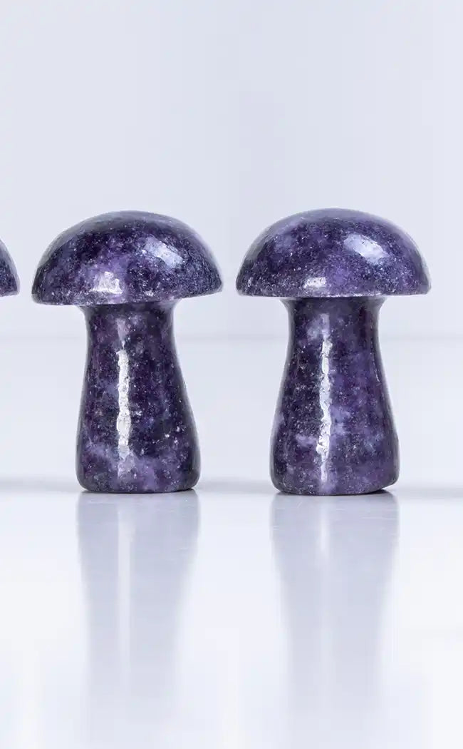 Lepidolite Crystal Mushrooms-Crystals-Tragic Beautiful