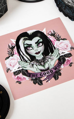 Lily Munster Art Print-Rose Demon-Tragic Beautiful