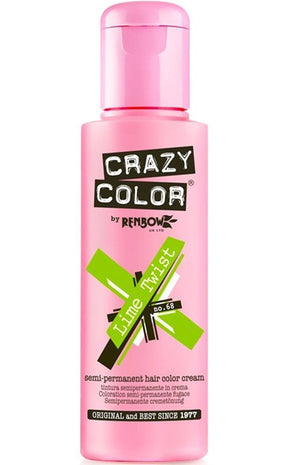 Lime Twist Hair Colour-Crazy Color-Tragic Beautiful