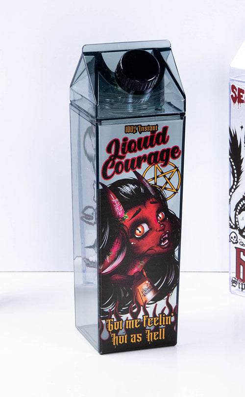 Liquid Courage Drink Bottle Witchy Homewares & Gifts Australia