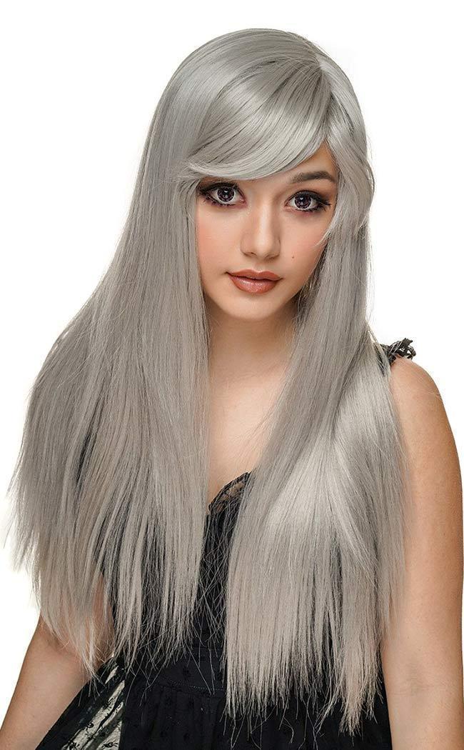 Lolita Doll Bella Silver Wig-Rockstar Wigs-Tragic Beautiful