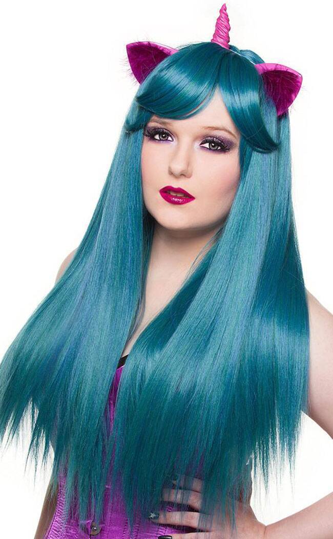Lolita Doll Bella Turquoise Wig-Rockstar Wigs-Tragic Beautiful