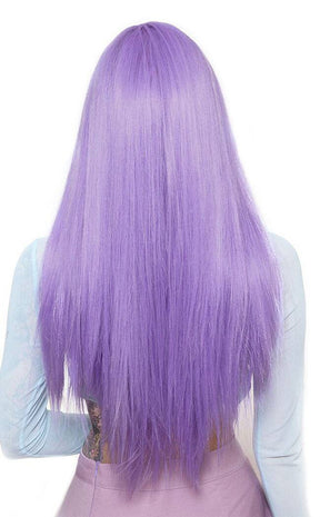Lolita Doll Hologram 12" Lavender Wig-Rockstar Wigs-Tragic Beautiful