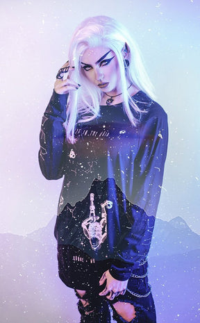 Lost In The Void Long Sleeve Tee-Rogue & Wolf-Tragic Beautiful