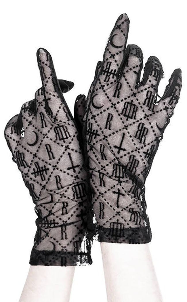 Luxurious Goth Gloves-Restyle-Tragic Beautiful