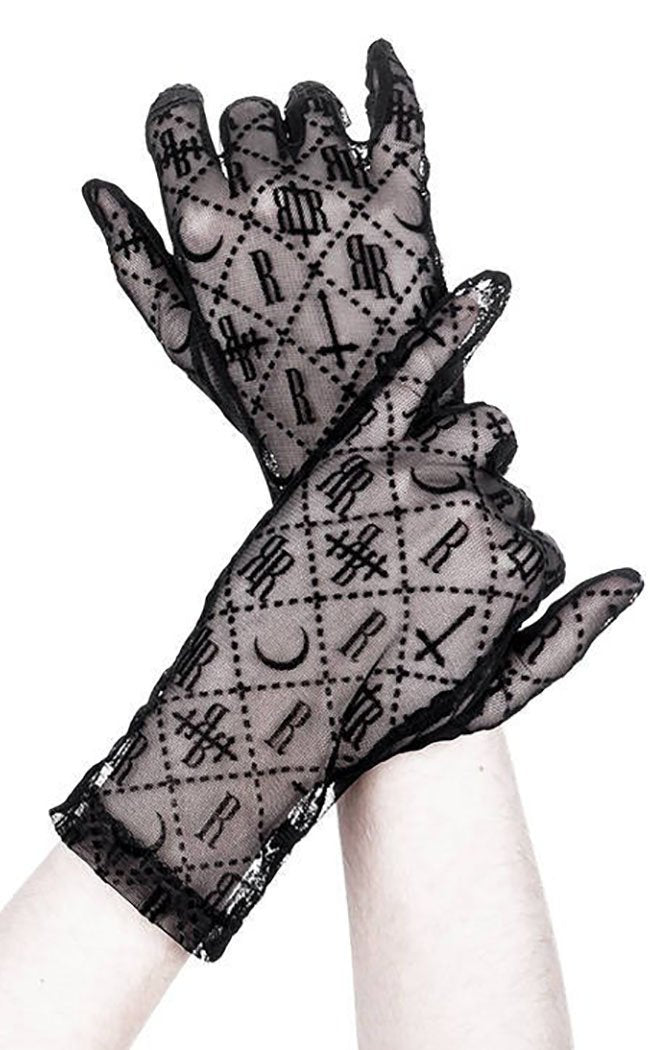 Luxurious Goth Gloves-Restyle-Tragic Beautiful