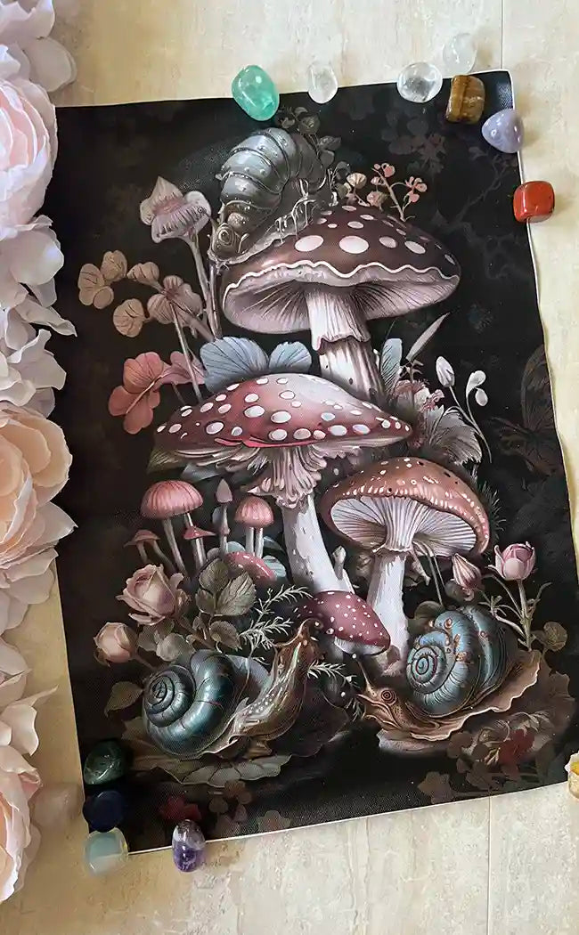 Magic Forest A3 Canvas Print-Gothic Gifts-Tragic Beautiful