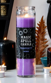 Magic Spell Candle | Purple | Prosperity & Wealth-Candle Magic-Tragic Beautiful