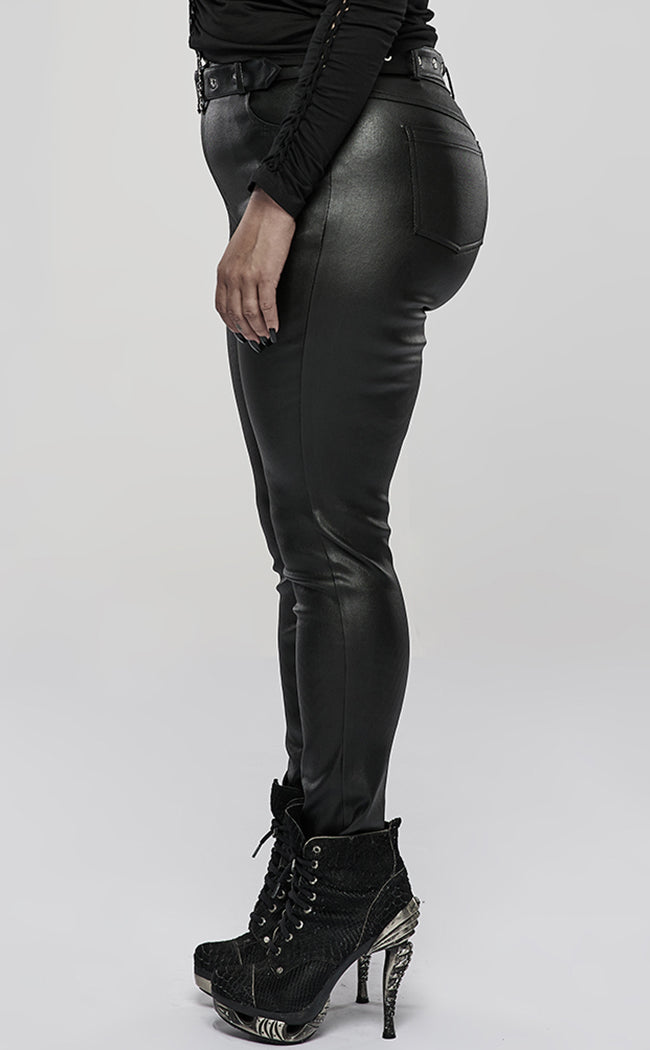 Marcia Biker Trousers | Plus Size-Punk Rave-Tragic Beautiful