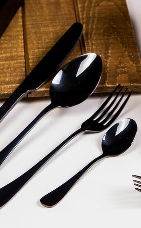 Black Cutlery Set-TB-Tragic Beautiful