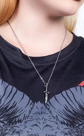 Miniature Ceremonial Athame Necklace-Gothic Jewellery-Tragic Beautiful