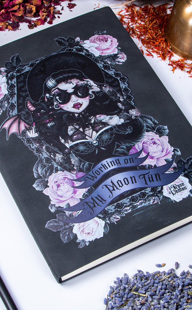 Moon Tan Notebook-Rose Demon-Tragic Beautiful