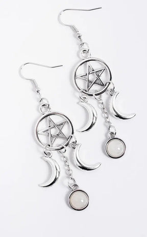 Moonlit Spells Earrings-Gothic Jewellery-Tragic Beautiful