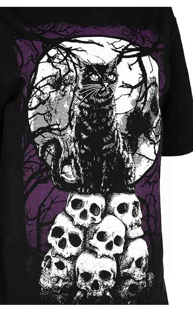 Morbid Cat Oversized T-shirt-Restyle-Tragic Beautiful