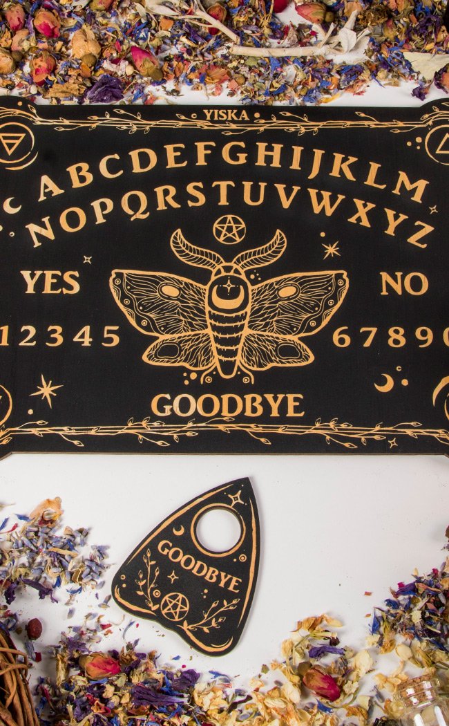 Moth Spirit Board & Planchette Set-Yiska-Tragic Beautiful
