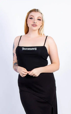 Necromancy Crop Tank Top-Sweet Vengeance-Tragic Beautiful