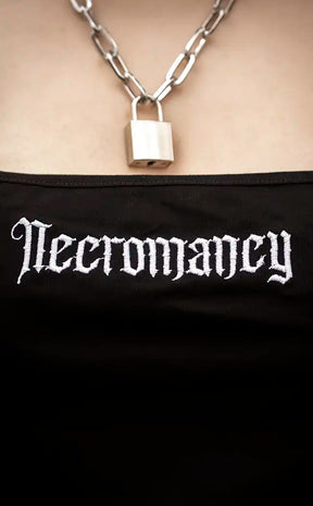 Necromancy Crop Tank Top-Sweet Vengeance-Tragic Beautiful