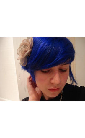 Neon Blue Hair Dye-Directions-Tragic Beautiful