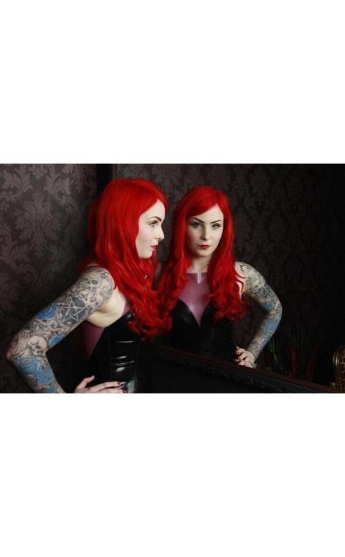 Neon Red Hair Dye-Directions-Tragic Beautiful