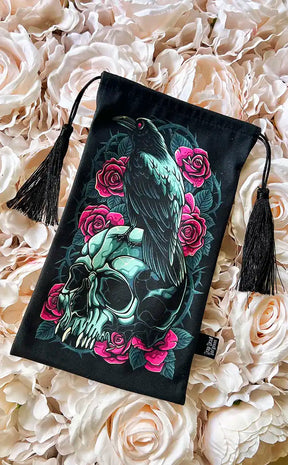 Nevermore Raven Velvet Tarot Bag-Drop Dead Gorgeous-Tragic Beautiful