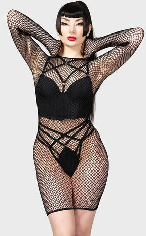Fishnet bodycon deals