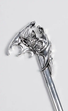 Night Ride Bat Hair Stick-Gothic Jewellery-Tragic Beautiful