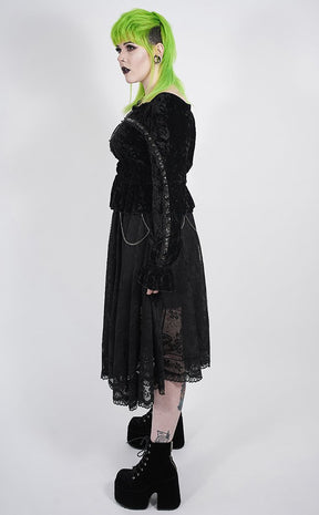 Oleanna Lace Skirt | Plus Size-Punk Rave-Tragic Beautiful