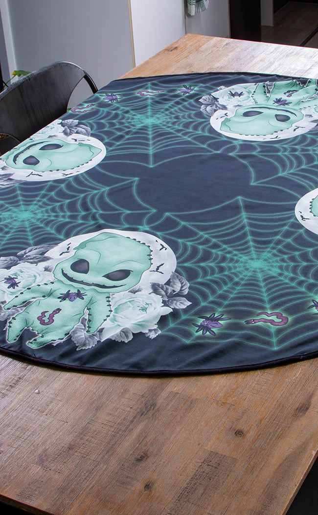 Oogie Boogie Tablecloth | Round-Rose Demon-Tragic Beautiful
