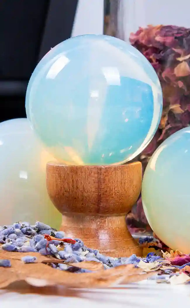 Opalite Crystal Ball Spheres-Crystals-Tragic Beautiful