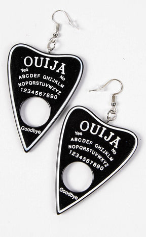 Ouija Planchette Earrings-Gothic Jewellery-Tragic Beautiful