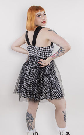 Overgrown Checkered Dress-Punk Rave-Tragic Beautiful