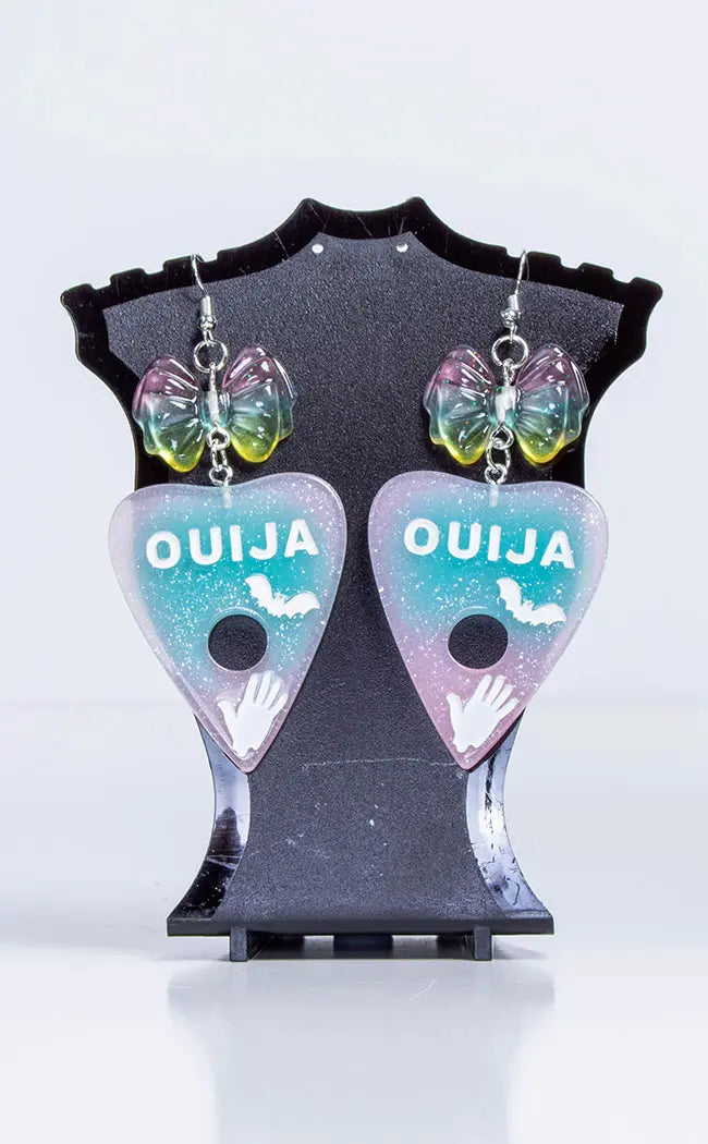 Pastel Aura Planchette Earrings-Drop Dead Gorgeous-Tragic Beautiful