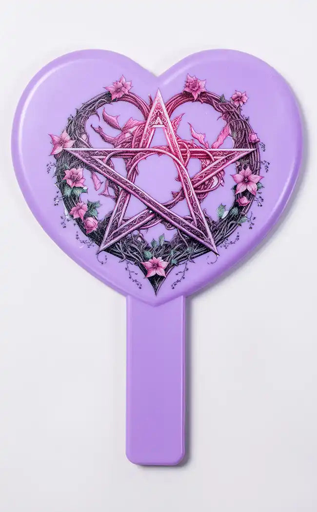 Pastel Pentagram Heart Mirror-Drop Dead Gorgeous-Tragic Beautiful