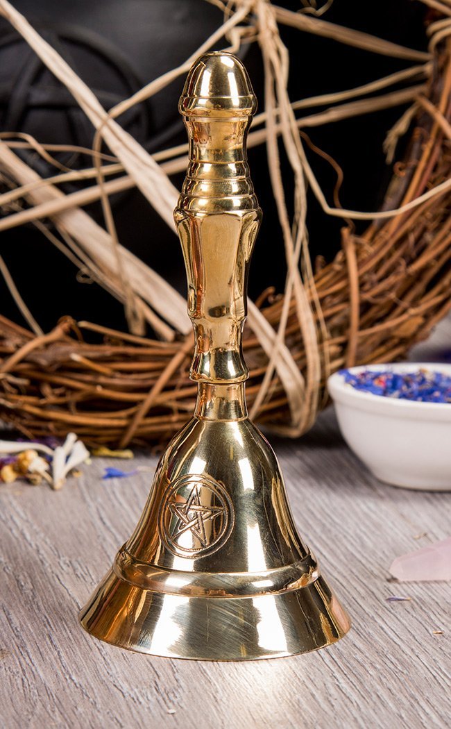 Pentacle Brass Hand Bell