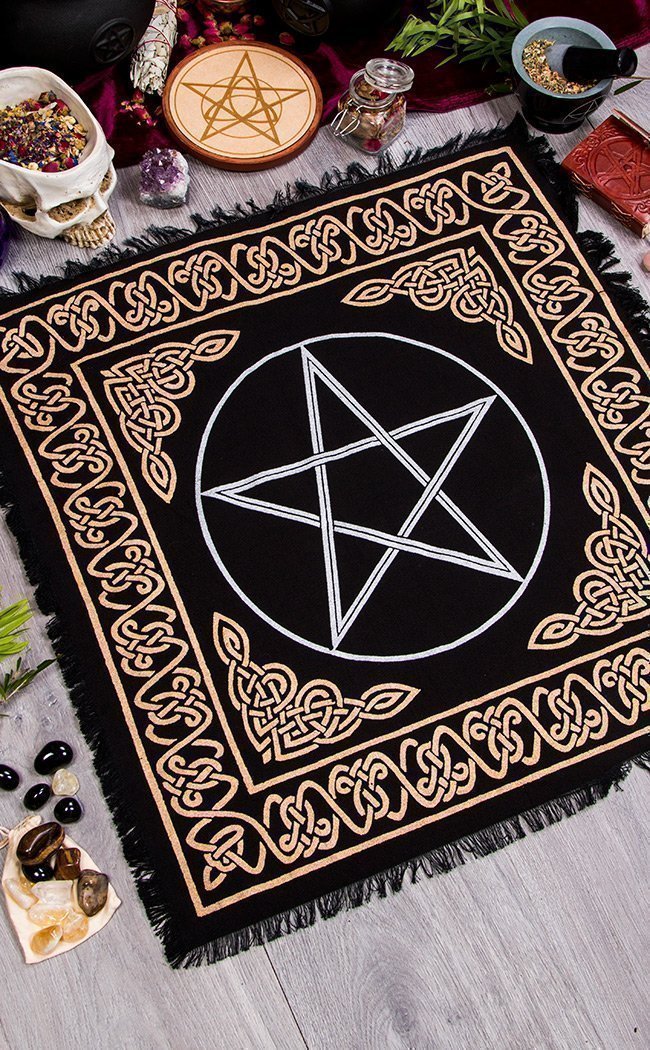 Pentagram Altar Cloth-TB-Tragic Beautiful