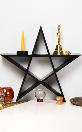 Pentagram Display Shelf-Homewares-Tragic Beautiful