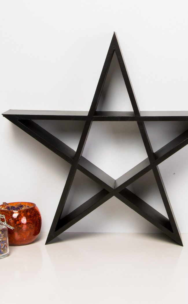 Pentagram Display Shelf-Homewares-Tragic Beautiful