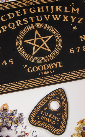 Pentagram Spirit Board & Planchette Set-Yiska-Tragic Beautiful