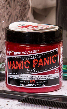 Pillarbox Red Classic Dye-Manic Panic-Tragic Beautiful
