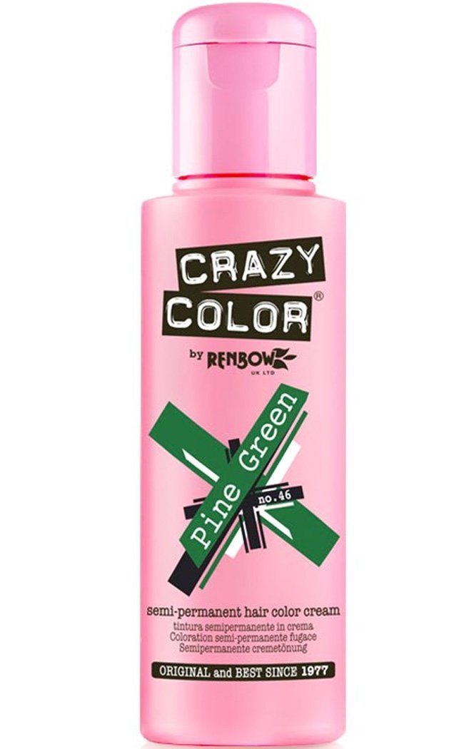 Pine Green Hair Colour-Crazy Color-Tragic Beautiful