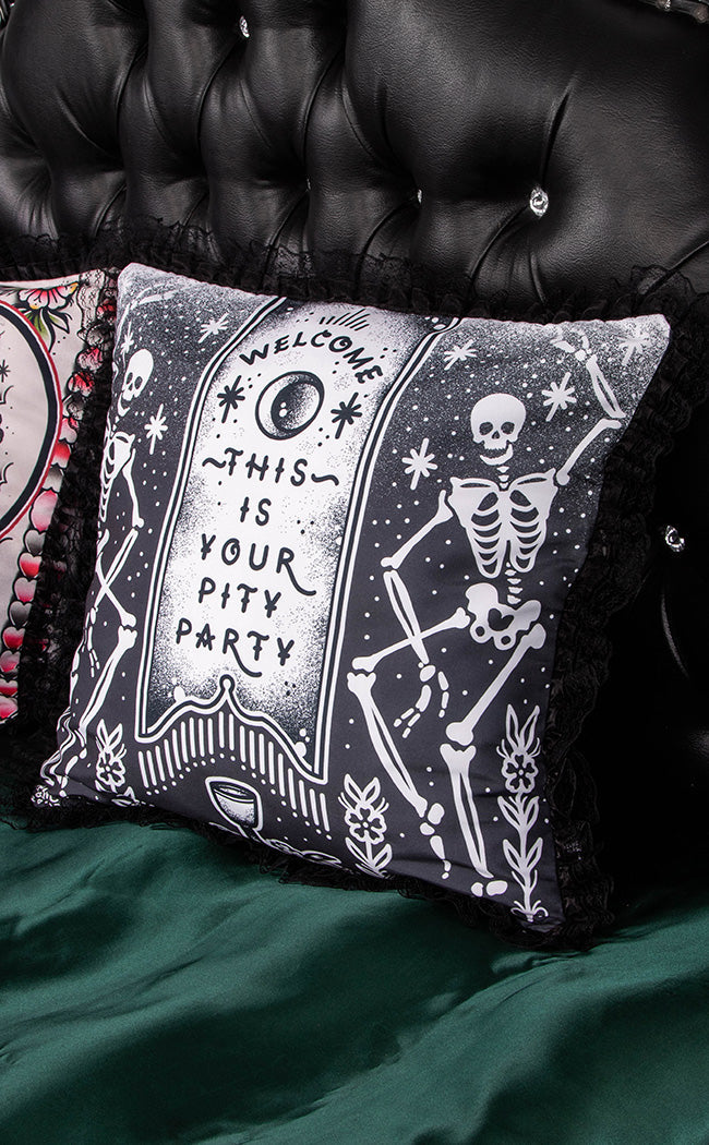 Pity Party Frilly Cushion Slip-Drop Dead Gorgeous-Tragic Beautiful