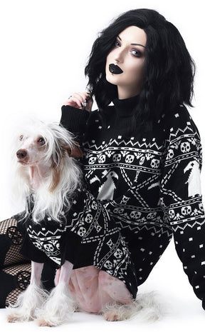 Plague Doctor Knitted Pet Sweater-Rogue & Wolf-Tragic Beautiful