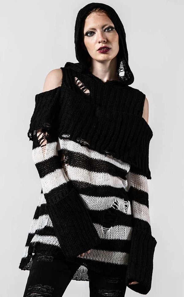 Killstar X Exorcist Somewhere Between Science And Superstition Sweater Black