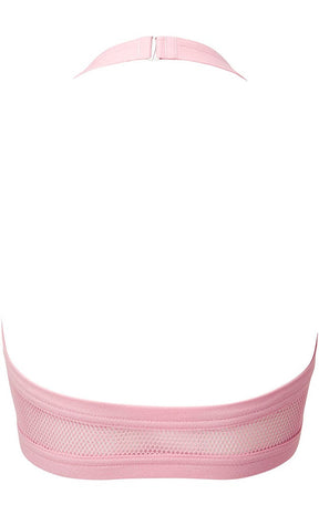 Possess Me Fishnet Bralet | Pastel Pink-Killstar-Tragic Beautiful