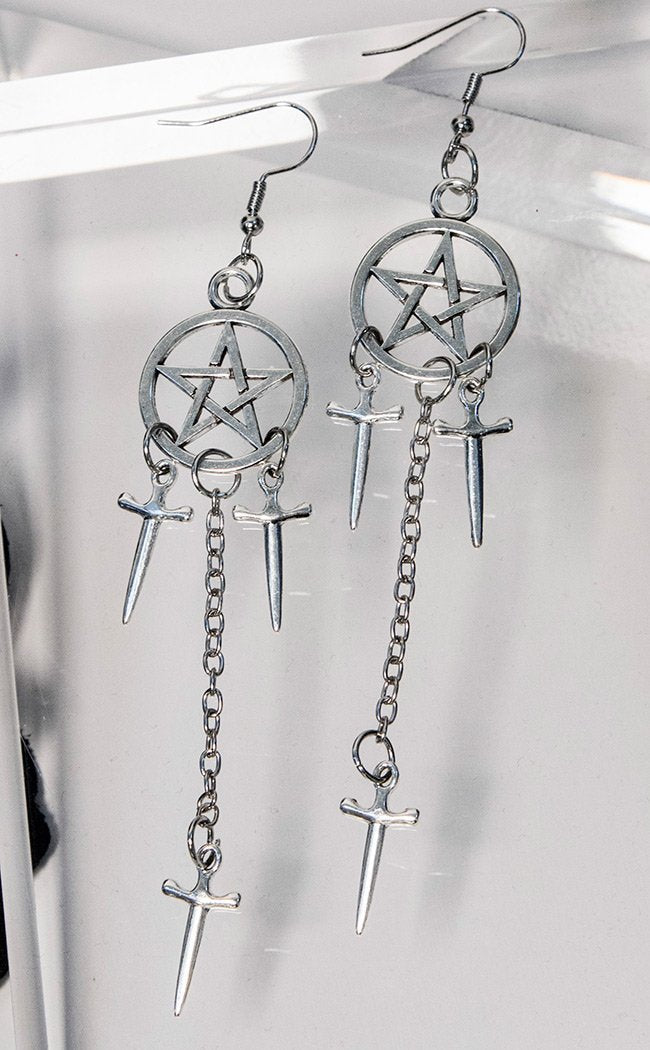 Priestess Earrings-Gothic Jewellery-Tragic Beautiful
