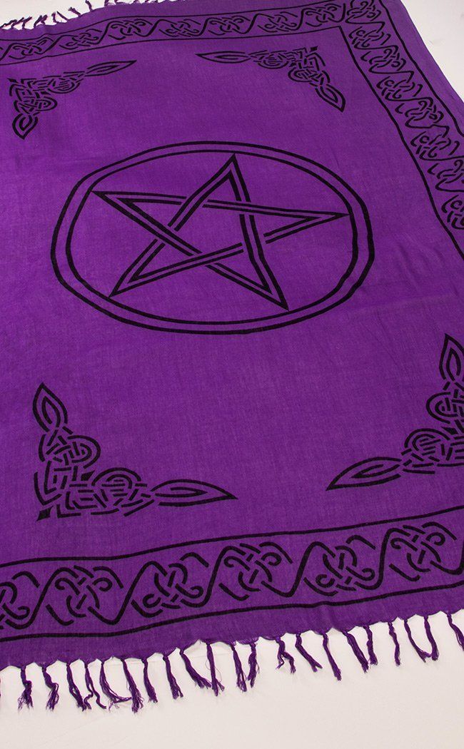 Purple Pentacle Tapestry-TB-Tragic Beautiful